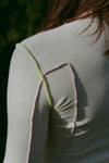 BASERANGE Long Sleeve T-Shirt TTML Collection Ribbed Cotton Portugal BAS-KMAL-BM-WI22-UNDYED TTML